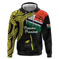 Personalised Vanuatu Penama Day Zip Hoodie Grunge Flag Style - Polynesian Pride