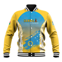 Personalised Vanuatu Sanma Day Baseball Jacket Special Style LT05 Unisex Yellow - Polynesian Pride
