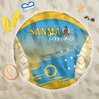 Vanuatu Sanma Day Beach Blanket Special Style LT05 One Size 150cm Yellow - Polynesian Pride