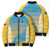 Personalised Vanuatu Sanma Day Bomber Puffer Jacket Special Style LT05 - Polynesian Pride