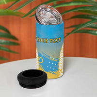Personalised Vanuatu Sanma Day 4 in 1 Can Cooler Tumbler Special Style LT05 - Polynesian Pride