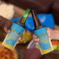 Personalised Vanuatu Sanma Day 4 in 1 Can Cooler Tumbler Special Style LT05 - Polynesian Pride