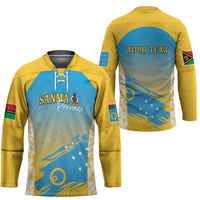 Personalised Vanuatu Sanma Day Hockey Jersey Special Style LT05 - Polynesian Pride