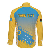 Personalised Vanuatu Sanma Day Long Sleeve Button Shirt Special Style LT05 - Polynesian Pride