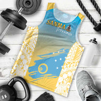 Personalised Vanuatu Sanma Day Men Tank Top Special Style LT05 - Polynesian Pride