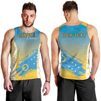 Personalised Vanuatu Sanma Day Men Tank Top Special Style LT05 - Polynesian Pride