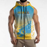Personalised Vanuatu Sanma Day Sleeveless Zip Hoodie Special Style LT05 - Polynesian Pride