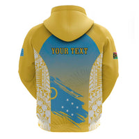 Personalised Vanuatu Sanma Day Zip Hoodie Special Style - Polynesian Pride