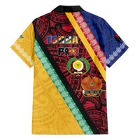 Love Torba PNG Day Family Matching Off Shoulder Maxi Dress and Hawaiian Shirt Together We Grow - Polynesian Pride