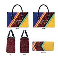 Love Torba PNG Day Leather Bag Together We Grow LT05 - Polynesian Pride