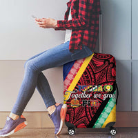 Love Torba PNG Day Luggage Cover Together We Grow LT05 - Polynesian Pride