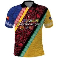 Love Torba PNG Day Polo Shirt Together We Grow - Polynesian Pride