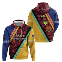 Love Torba PNG Day Zip Hoodie Together We Grow - Polynesian Pride