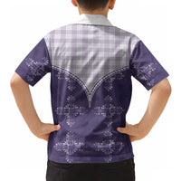 Purple Hawaii Paniolo Quilt Motif Hawaiian Shirt LT05 - Polynesian Pride