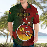Personalized Papua New Guinea Chimbu Province Hawaiian Shirt Mix Coat Of Arms Polynesian Pattern LT05 - Polynesian Pride