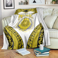 Niue The Rock Of Polynesia Blanket Peniamina Gospel Day Yellow Version LT05 Yellow - Polynesian Pride