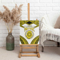 Niue The Rock Of Polynesia Canvas Wall Art Peniamina Gospel Day Yellow Version LT05 - Polynesian Pride