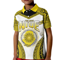 Personalised Niue The Rock Of Polynesia Kid Polo Shirt Peniamina Gospel Day Yellow Version