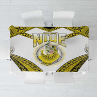 Niue The Rock Of Polynesia Tablecloth Peniamina Gospel Day Yellow Version LT05 Yellow - Polynesian Pride