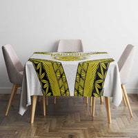Niue The Rock Of Polynesia Tablecloth Peniamina Gospel Day Yellow Version LT05 - Polynesian Pride
