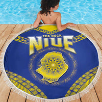 Niue The Rock Of Polynesia Beach Blanket Peniamina Gospel Day Blue Version LT05 - Polynesian Pride