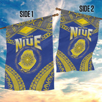 Niue The Rock Of Polynesia Garden Flag Peniamina Gospel Day Blue Version LT05 - Polynesian Pride