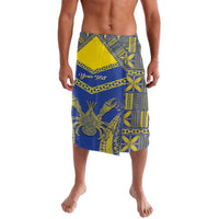 Personalised Niue The Rock Of Polynesia Lavalava Peniamina Gospel Day Blue Version LT05 Blue - Polynesian Pride