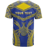 Personalised Niue The Rock Of Polynesia T Shirt Peniamina Gospel Day Blue Version LT05 - Polynesian Pride