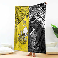 New Zealand Maori And Niue Hiapo Blanket Lizard And Coconut Crab Together LT05 - Polynesian Pride
