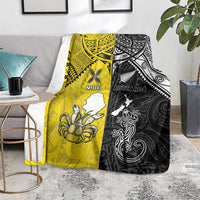 New Zealand Maori And Niue Hiapo Blanket Lizard And Coconut Crab Together LT05 - Polynesian Pride