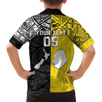 Custom New Zealand Maori And Niue Hiapo Hawaiian Shirt Lizard And Coconut Crab Together LT05 - Polynesian Pride