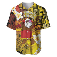 Papua New Guinea Retro Christmas Baseball Jersey Hamamas Krismas LT05 Colorful - Polynesian Pride