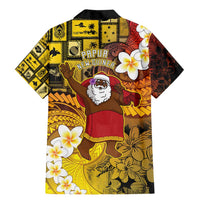 Papua New Guinea Retro Christmas Family Matching Mermaid Dress and Hawaiian Shirt Hamamas Krismas - Polynesian Pride