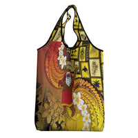 Papua New Guinea Retro Christmas Grocery Bag Hamamas Krismas LT05 - Polynesian Pride
