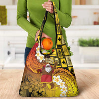 Papua New Guinea Retro Christmas Grocery Bag Hamamas Krismas LT05 - Polynesian Pride