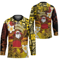 Papua New Guinea Retro Christmas Hockey Jersey Hamamas Krismas LT05 - Polynesian Pride