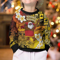 Papua New Guinea Retro Christmas Kid Ugly Christmas Sweater Hamamas Krismas LT05 - Polynesian Pride