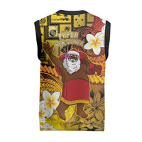 Papua New Guinea Retro Christmas Knitted V-Neck Vest Hamamas Krismas LT05 - Polynesian Pride