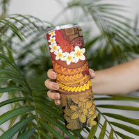 Papua New Guinea Retro Christmas Skinny Tumbler Hamamas Krismas - Polynesian Pride