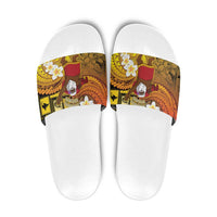 Papua New Guinea Retro Christmas Slide Sandals Hamamas Krismas LT05 Colorful - Polynesian Pride