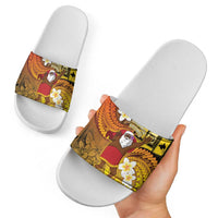 Papua New Guinea Retro Christmas Slide Sandals Hamamas Krismas LT05 - Polynesian Pride