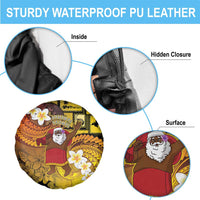 Papua New Guinea Retro Christmas Spare Tire Cover Hamamas Krismas - Polynesian Pride