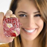 Tonga Christmas AirPods Case Kilisimasi Fiefia Retro Style Red LT05 - Polynesian Pride