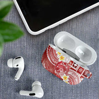 Tonga Christmas AirPods Case Kilisimasi Fiefia Retro Style Red LT05 - Polynesian Pride