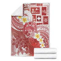 Tonga Christmas Blanket Kilisimasi Fiefia Retro Style Red - Polynesian Pride