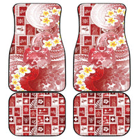 Tonga Christmas Car Mats Kilisimasi Fiefia Retro Style Red - Polynesian Pride