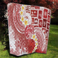Tonga Christmas Quilt Kilisimasi Fiefia Retro Style Red - Polynesian Pride