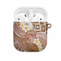 Tonga Christmas AirPods Case Kilisimasi Fiefia Retro Style Brown LT05 Brown - Polynesian Pride