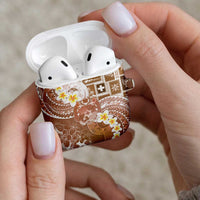 Tonga Christmas AirPods Case Kilisimasi Fiefia Retro Style Brown LT05 - Polynesian Pride