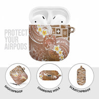 Tonga Christmas AirPods Case Kilisimasi Fiefia Retro Style Brown LT05 - Polynesian Pride